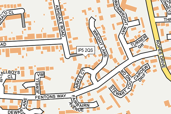 IP5 2QS map - OS OpenMap – Local (Ordnance Survey)