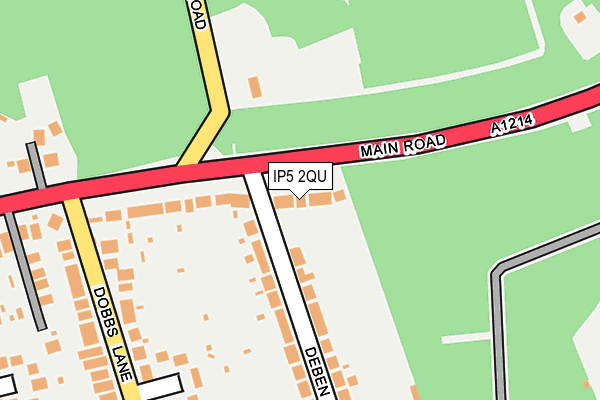 IP5 2QU map - OS OpenMap – Local (Ordnance Survey)