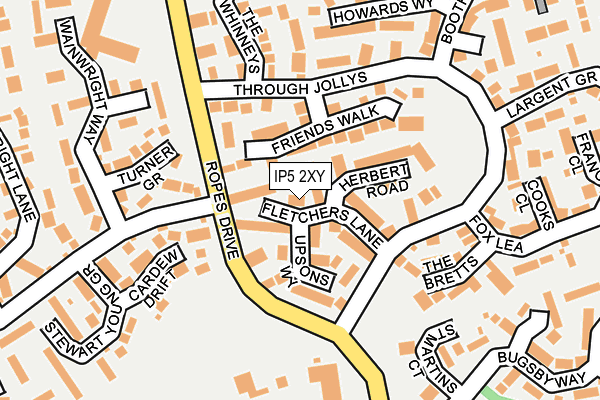IP5 2XY map - OS OpenMap – Local (Ordnance Survey)