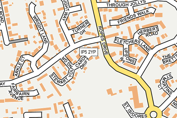 IP5 2YP map - OS OpenMap – Local (Ordnance Survey)