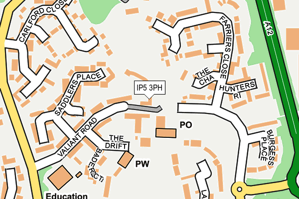 IP5 3PH map - OS OpenMap – Local (Ordnance Survey)