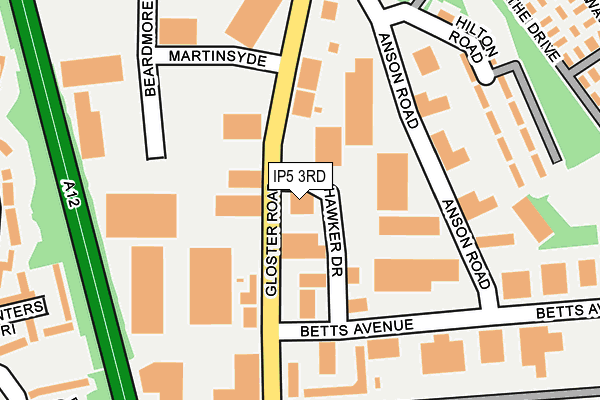 IP5 3RD map - OS OpenMap – Local (Ordnance Survey)