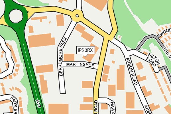 IP5 3RX map - OS OpenMap – Local (Ordnance Survey)