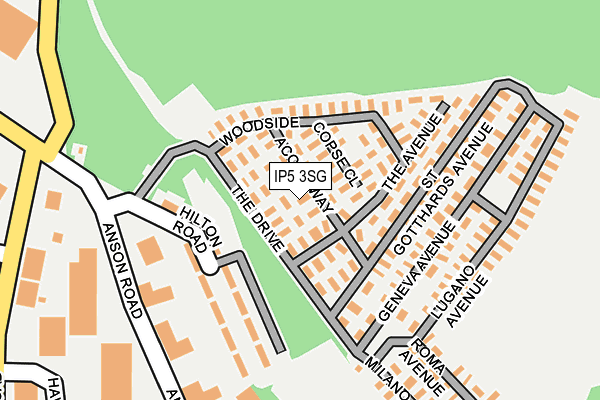 IP5 3SG map - OS OpenMap – Local (Ordnance Survey)