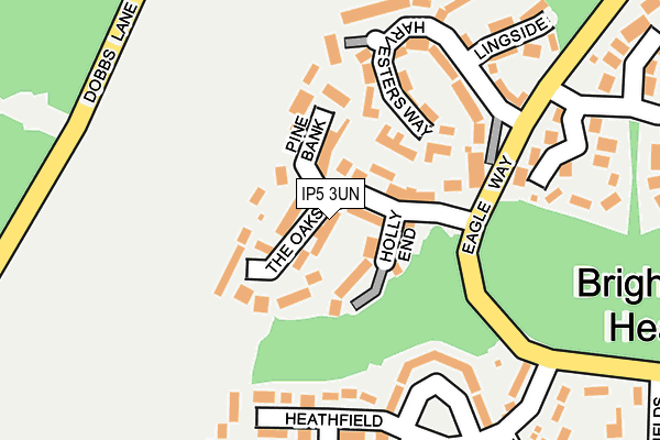 IP5 3UN map - OS OpenMap – Local (Ordnance Survey)