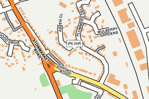 IP6 0HR map - OS OpenMap – Local (Ordnance Survey)