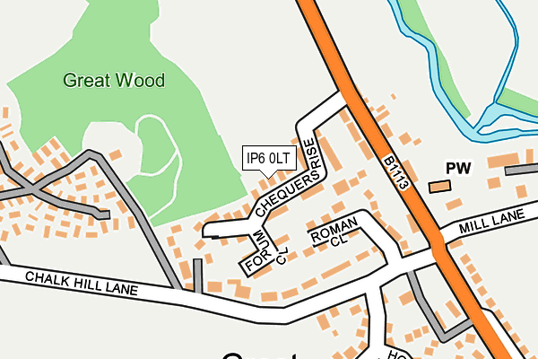 Map of ELECTRICIAN IN IPSWICH LTD at local scale