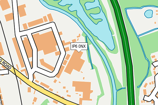 IP6 0NX map - OS OpenMap – Local (Ordnance Survey)