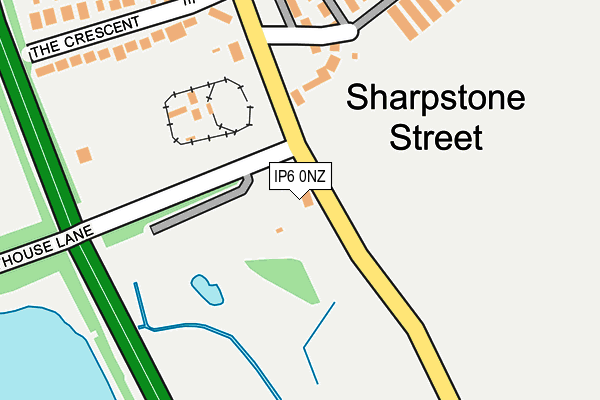 IP6 0NZ map - OS OpenMap – Local (Ordnance Survey)