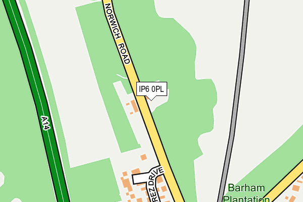 IP6 0PL map - OS OpenMap – Local (Ordnance Survey)