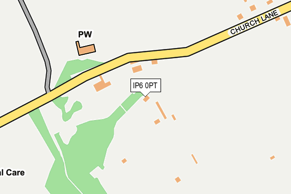 IP6 0PT map - OS OpenMap – Local (Ordnance Survey)