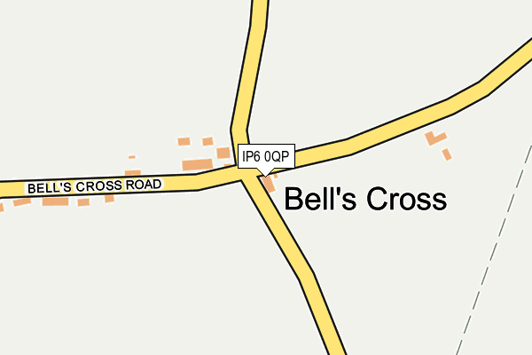 IP6 0QP map - OS OpenMap – Local (Ordnance Survey)