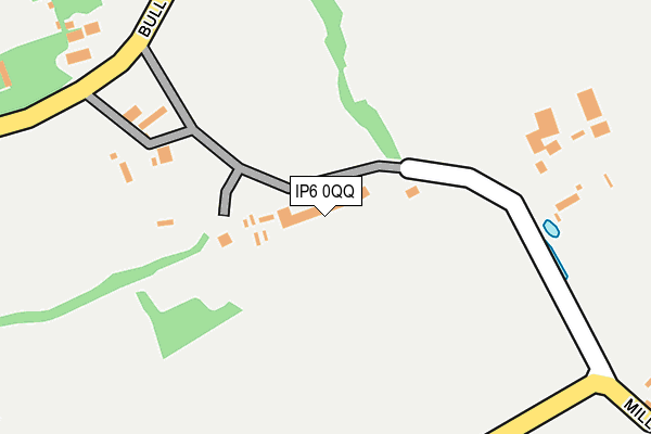 IP6 0QQ map - OS OpenMap – Local (Ordnance Survey)