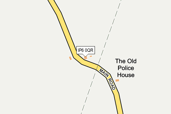 IP6 0QR map - OS OpenMap – Local (Ordnance Survey)