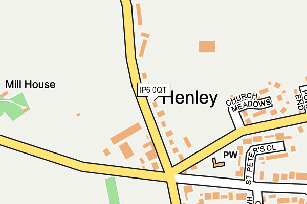 IP6 0QT map - OS OpenMap – Local (Ordnance Survey)