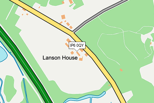 IP6 0QY map - OS OpenMap – Local (Ordnance Survey)