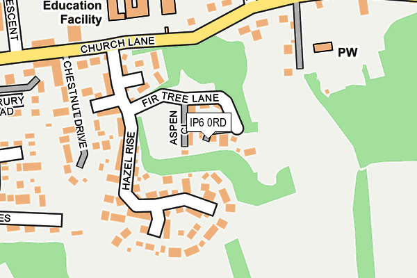 Map of CLAYDON TILING LTD at local scale