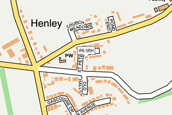 IP6 0RH map - OS OpenMap – Local (Ordnance Survey)