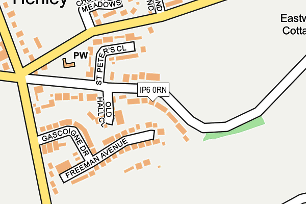 IP6 0RN map - OS OpenMap – Local (Ordnance Survey)