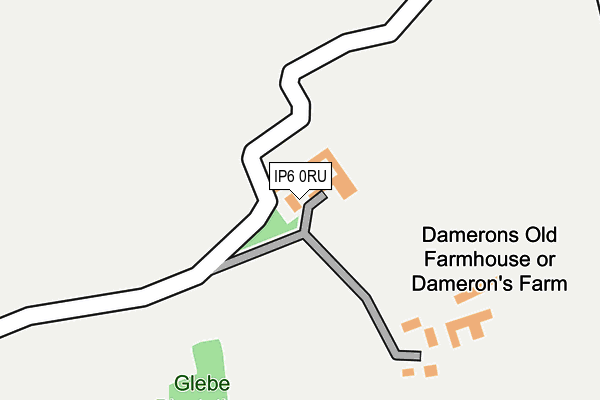 IP6 0RU map - OS OpenMap – Local (Ordnance Survey)