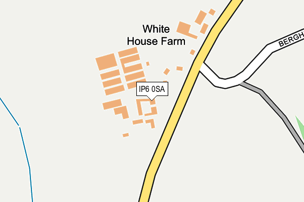 IP6 0SA map - OS OpenMap – Local (Ordnance Survey)