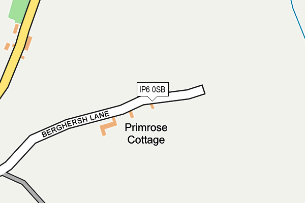 IP6 0SB map - OS OpenMap – Local (Ordnance Survey)