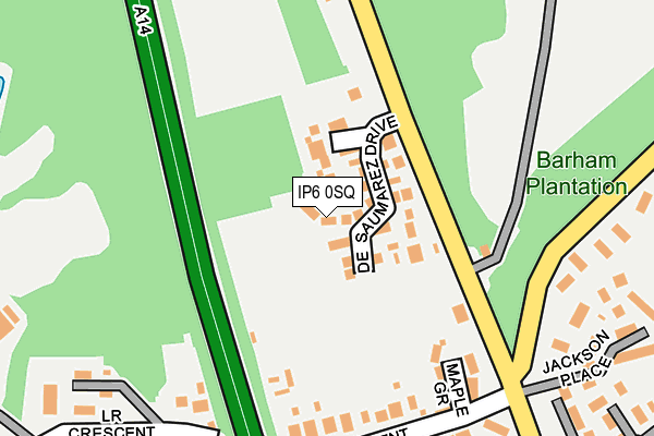 IP6 0SQ map - OS OpenMap – Local (Ordnance Survey)