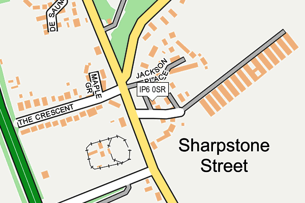 IP6 0SR map - OS OpenMap – Local (Ordnance Survey)