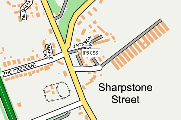 IP6 0SS map - OS OpenMap – Local (Ordnance Survey)