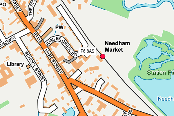 Map of NEEDHAM MARKET AERIALS LIMITED at local scale