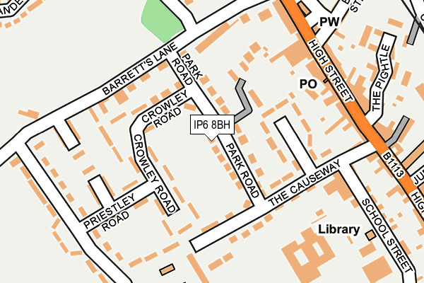 Map of G L SUPPORT LTD. at local scale