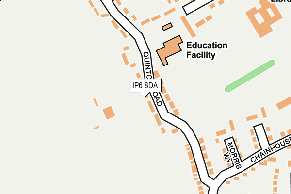 Map of NEEDHAM MARKET ACADEMY LTD at local scale