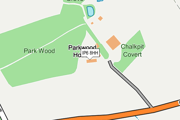 IP6 8HH map - OS OpenMap – Local (Ordnance Survey)