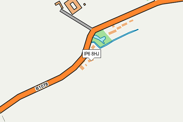 IP6 8HJ map - OS OpenMap – Local (Ordnance Survey)