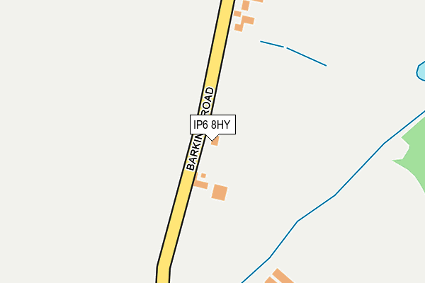 IP6 8HY map - OS OpenMap – Local (Ordnance Survey)