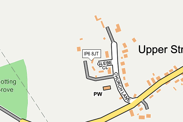 IP6 8JT map - OS OpenMap – Local (Ordnance Survey)