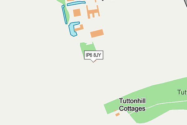 IP6 8JY map - OS OpenMap – Local (Ordnance Survey)