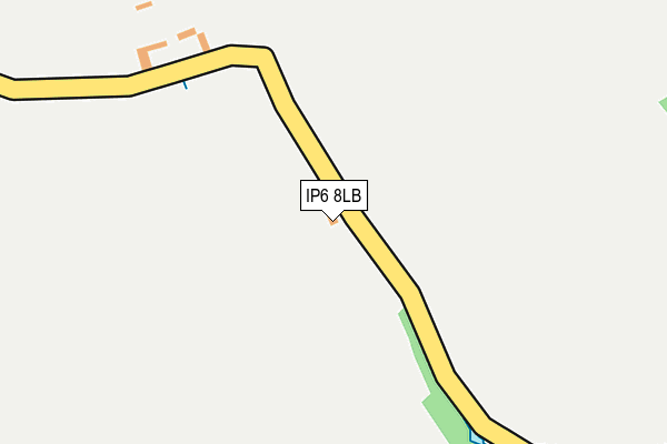 IP6 8LB map - OS OpenMap – Local (Ordnance Survey)