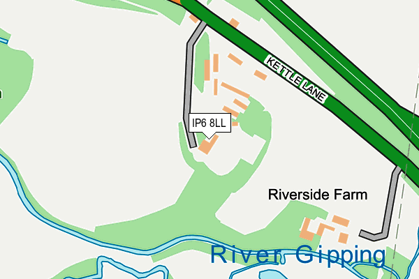 IP6 8LL map - OS OpenMap – Local (Ordnance Survey)