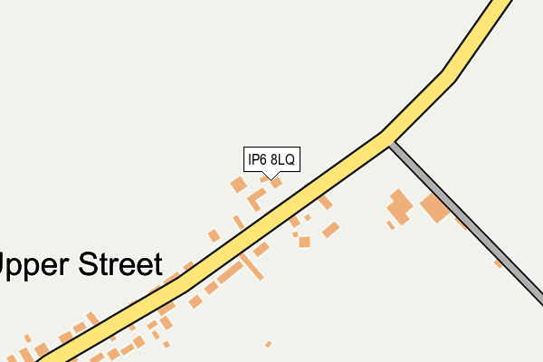 IP6 8LQ map - OS OpenMap – Local (Ordnance Survey)