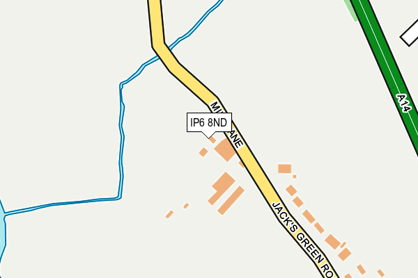 IP6 8ND map - OS OpenMap – Local (Ordnance Survey)