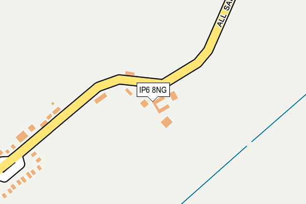 IP6 8NG map - OS OpenMap – Local (Ordnance Survey)