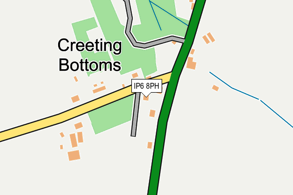IP6 8PH map - OS OpenMap – Local (Ordnance Survey)