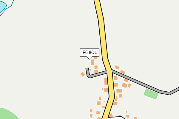 IP6 8QU map - OS OpenMap – Local (Ordnance Survey)