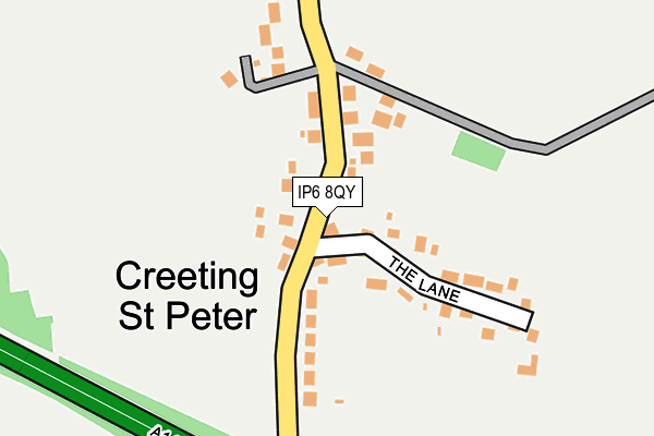 IP6 8QY map - OS OpenMap – Local (Ordnance Survey)