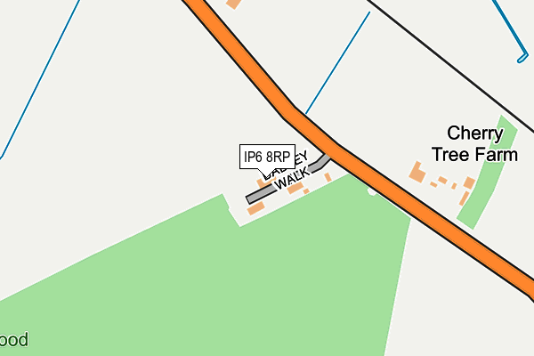 IP6 8RP map - OS OpenMap – Local (Ordnance Survey)