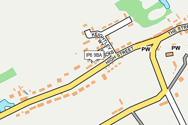 IP6 9BA map - OS OpenMap – Local (Ordnance Survey)