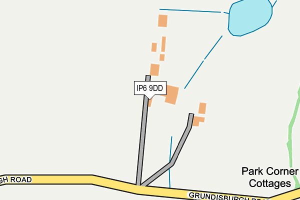 IP6 9DD map - OS OpenMap – Local (Ordnance Survey)