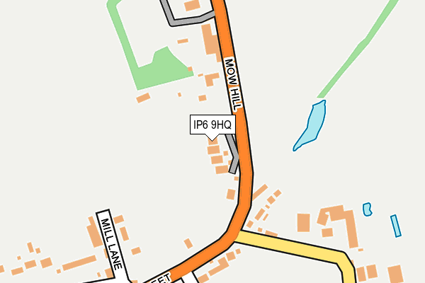 IP6 9HQ map - OS OpenMap – Local (Ordnance Survey)