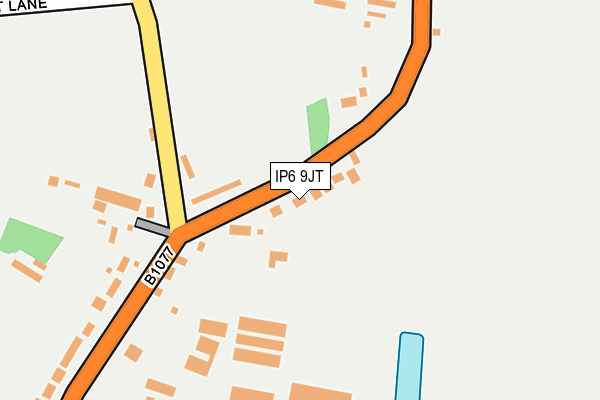 IP6 9JT map - OS OpenMap – Local (Ordnance Survey)